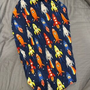 Little Sleepies Space Explorer Navy Standard Crib Sheet